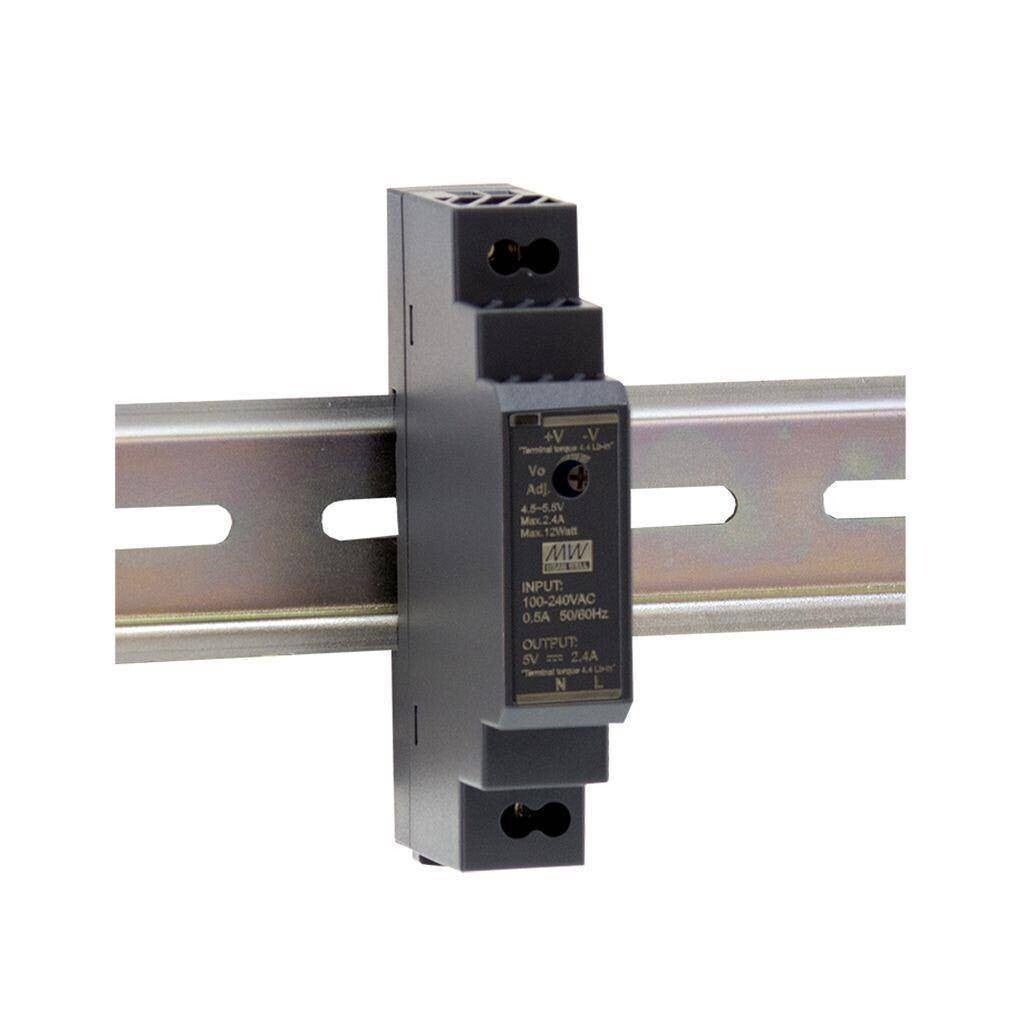 Meanwell Voeding Ultra slim DIN rail 220V/12VDC 1.25A 15W - HDR-15-12  MEA_HDR-15-12