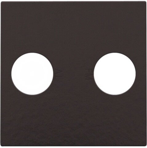 Niko afwerkingsset voor TV-FM kleur, Piano Black  200-69702
