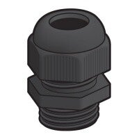 Wartel PVC M20 zwart GSV_BM20_BLACK