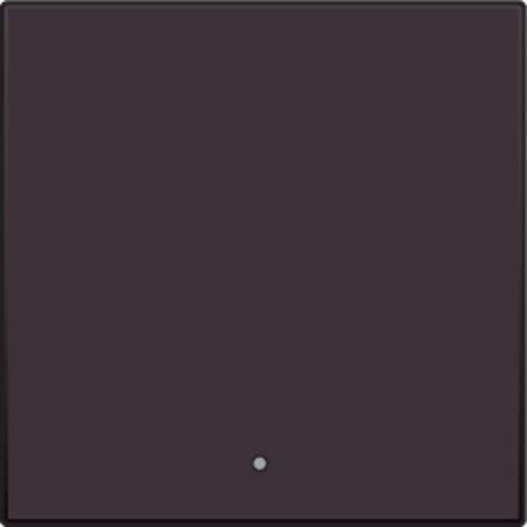 Niko Afwerkingsset met lens voor elektronische slimme schakelaar dark brown 124-32002