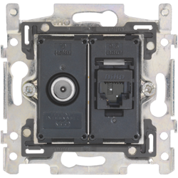 Niko Niko TV en UTP CAT6A module klauwbevestiging  170-65358
