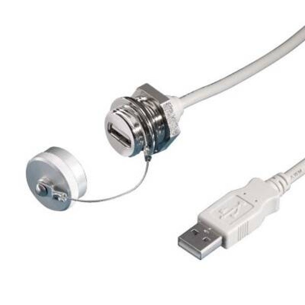 Rittal USB kabel met wandaansluiting - inbouw. 0.5M RIT_2482210