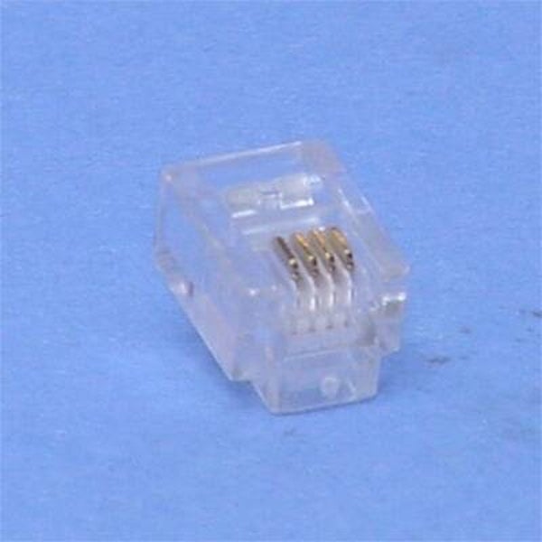 RJ11 Connector 6/4 rond/plat telefonie GGM_MJ6P4C