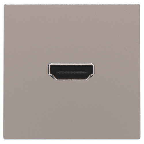 NIKO Afwerkingsset met HDMI-naar-schroefaansluiting bronze 123-69416