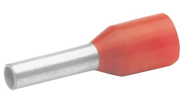 Klauke Adereindhuls geisoleerd 25mm Rood per 100 stuks 482/25