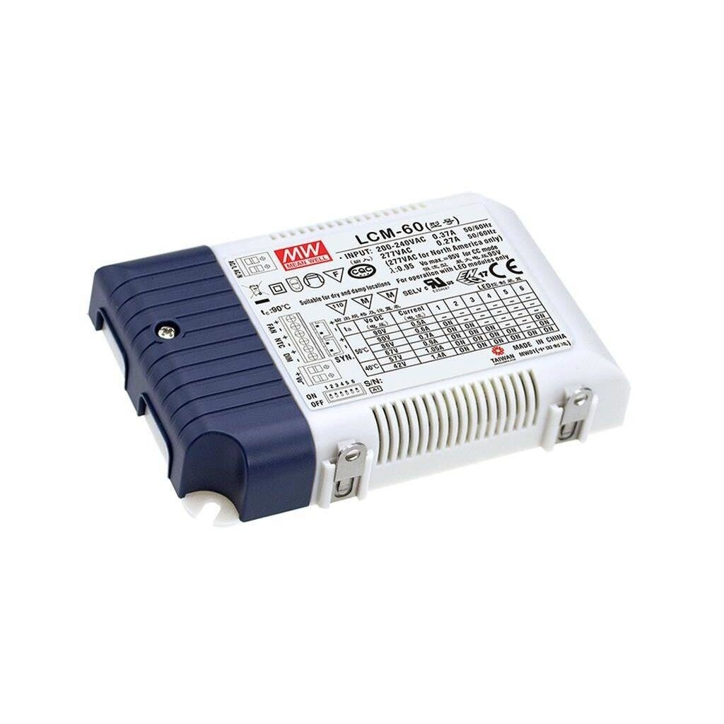 Niko Meanwell LCM-60 AC-DC Multi-Stage LED driver Constant Current Dimmer 0-10V MEA_LCM-60
