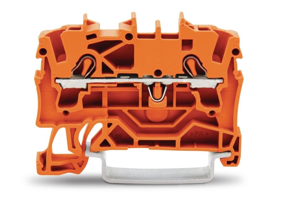 Wago rijgklem TOPJOB 2 verbindingen, 0.25 - 4mm, oranje 2002-1202