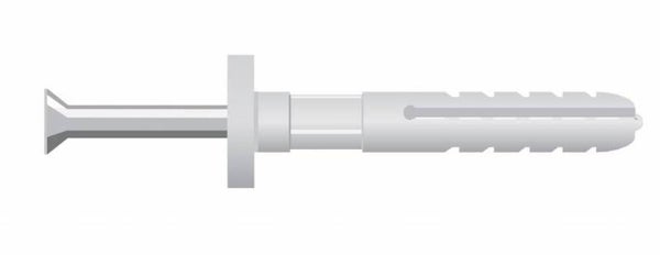 SapiSelco Nylon slagplug Kruis 6 x 40 mm CXP.106 per 100st   SELCXP106