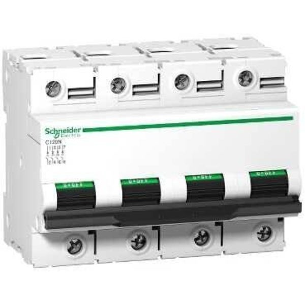 Schneider Modulaire automaat C120N 4P 100A curve C 10kA A9N18374