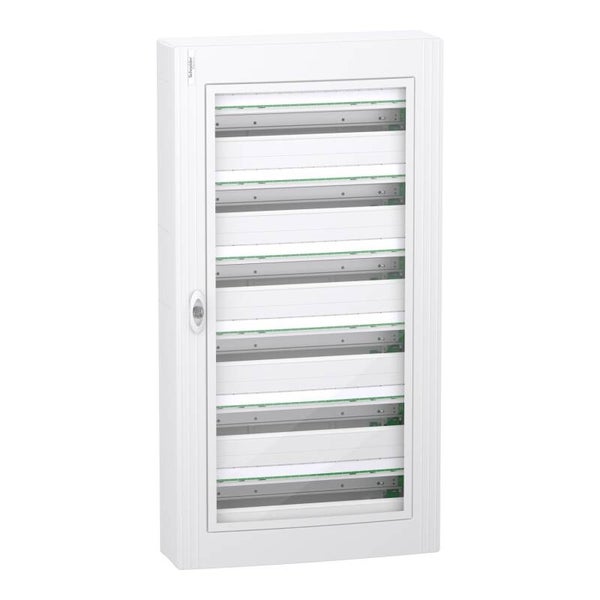 Schneider PrismaSeT XS - opbouw - 6 rijen - 24M - transparante deur - wit  LVSXM624