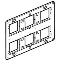 Legrand Mosaic houder voor 2x6, 2x8, 2x3x2 modules met schroeven 080266
