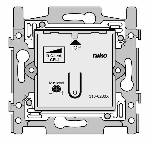 Niko Sokkel LED Dimmer 100W - ref.: 310-02800