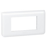 Legrand Afdekraam Mosaic 4 mod muur wit. 078814