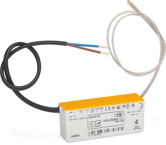 Niko Compacte Elektronische transformator 70W dimbaar  320-00121
