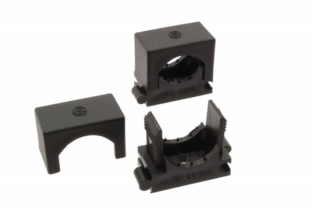 JSL drukklem 12-20mm Zwart per 10 - 2036Black  2036Black_10