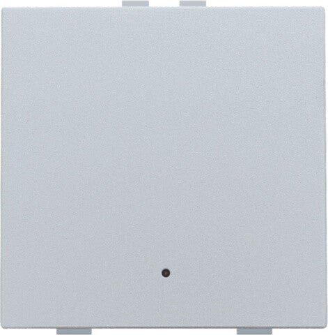Niko Enkelvoudige drukknop met led,Sterling 121-52001