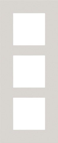 Niko Drievoudige verticale afdekplaat, kleur Pure natural soft grey Niko 159-76300