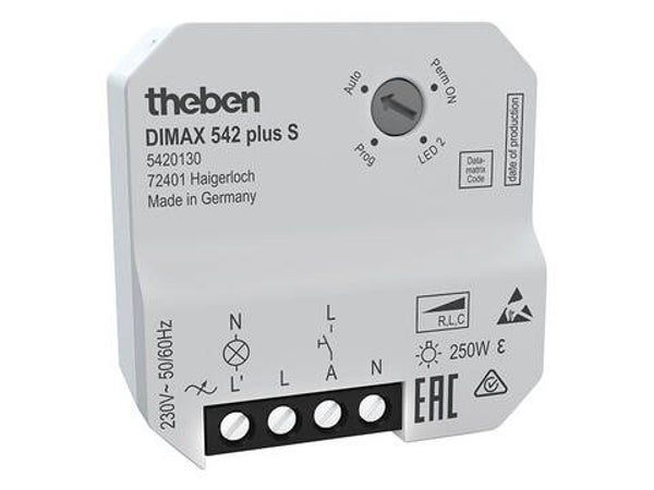 Theben DIMAX 542 PLUS S Universe LED Dimmer DIMAX542PLUSS