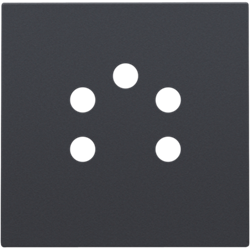 Niko Intense Anthracite 5 polig 122-69001