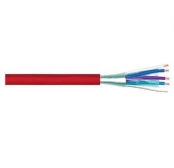 TVVF 1X4X0,8mm telefoniekabel F2 - rood, per meter TVVF-1X4X0,8R