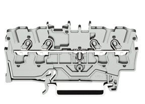 Wago rijgklem 4 verbindingen, 0.25 - 4mm, grijs  WAG_2002-1401