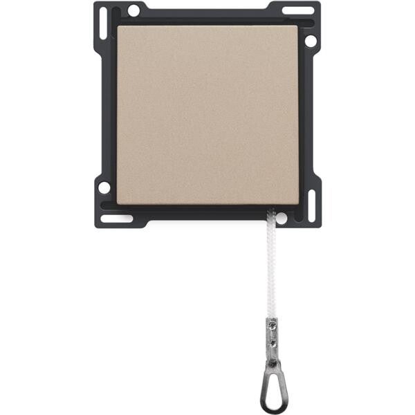 Niko Centraalplaat voor trekschakelaar 16A 250V AC, champagne mat 157-63606