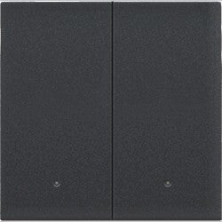 Niko Afwerkingsset met lens voor dubbele elektronische schakelaar 161-32004