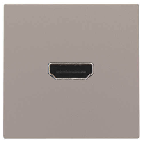 NIKO Afwerkingsset met HDMI-naar-HDMI-aansluiting bronze 123-69417
