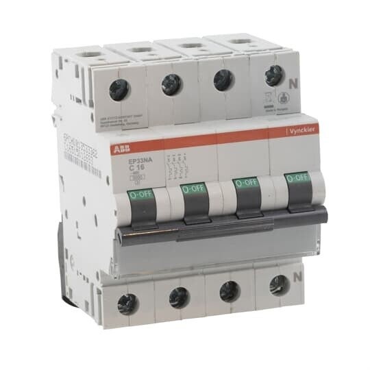 ABB Vynckier automatische schakelaar 3kA 3P+N C 63A - EP33NC63 667063