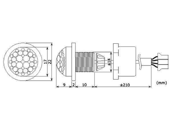 velleman Mini PIR Bewegingsdetector  inbouw 230VAC  VEL_EMS106