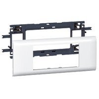 Legrand DLP (85mm) houder en afdekplaat wit, 4 modules 10994