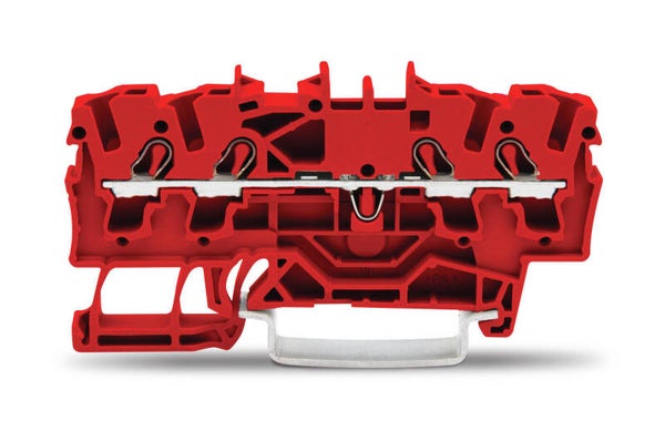 Wago 4-draads rijgklem; 2,5 mm² Rood- 2002-1403  WAG_2002-1403
