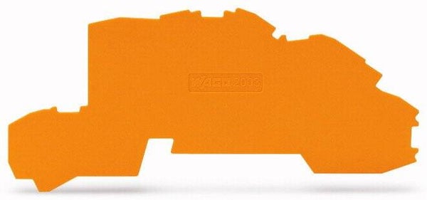 Wago Afsluit- en tussenplaat 0,8 mm dik, oranje voor 2003-7692 WAG_2003-7692