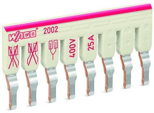 Wago Combinatiebrug 8-voudig Nominaalstroom 25 A  2002-478