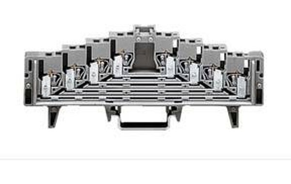 Wago Lage 4-etage klem zonder vergrendelingsklinken, grijs 727-220  WAG_727-220