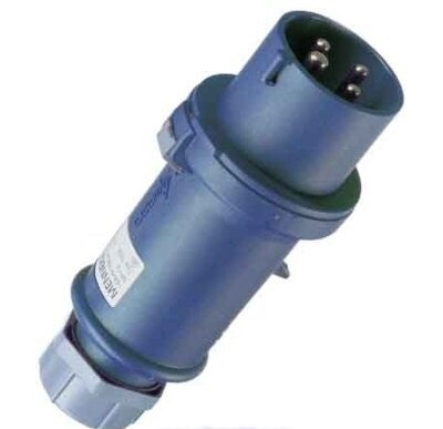 Mennekes Stekker 16A 4 Polig 9H 230V Blauw IP44 - 151A MKS_151A