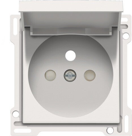 Niko afwerkingsset met klapdeksel, Wit 28,5mm 101-66603