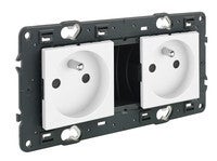 Legrand Valena Next Stopcontact 2x2P+A voorbekabeld Set Wit - 741522