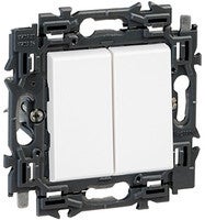 Legrand Valena Next dubbele drukknop 6A Set Wit - 741549