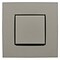 Niko Enkele afdekplaat, kleur Intense bronze Niko 123-76100