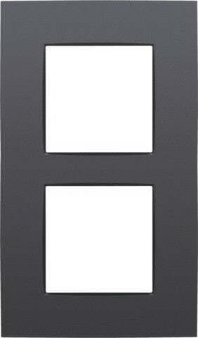 Niko Tweevoudige verticale afdekplaat, kleur Intense anthracite Niko 122-76200