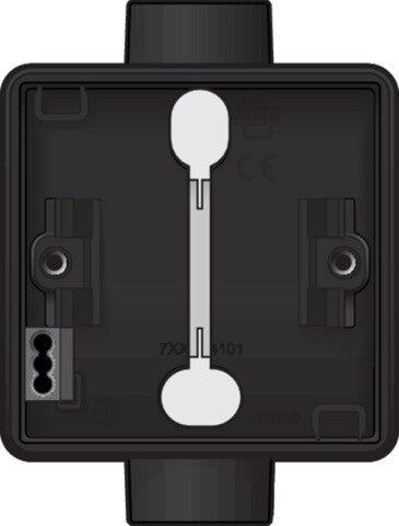 Niko Enkelvoudige doos met kabelinvoer 2 x M20 - Niko 761-84111
