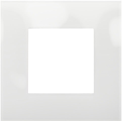 Niko Enkele afdekplaat, kleur Pure liquid snow white Niko 241-76100