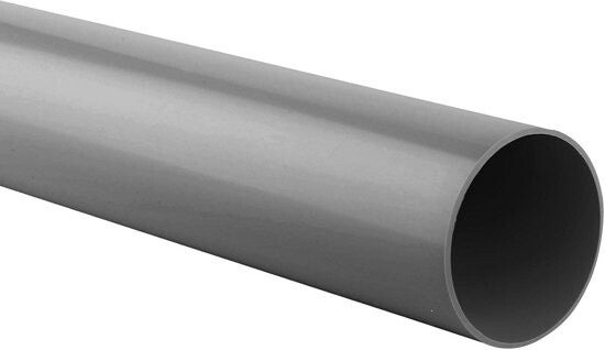 PVC buis 20mm Donker Grijs, lengte 3M, pakket van 10 stuks RAL 7037 VD20_RAL7037