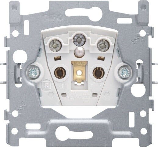 Niko Stopcontact schroefklem met aarding Standaard model 28,5mm Schroef  170-33100