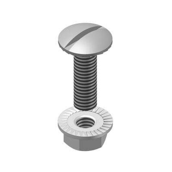 Zelfborgende bout & moer voor kabelbanen 6 x10mm VM6.10_10