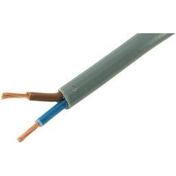 VTLB H03VV-F rond flexibel snoer PVC Grijs 2X0,75mm²per meter VTLB2X0,75N-GRIJS_1