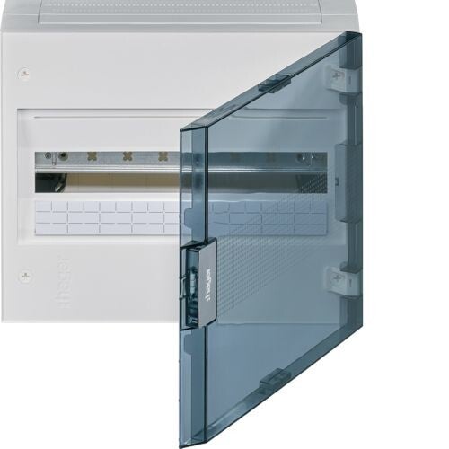 Hager Vega verdeelkast 1rij 18mod doorzichtige deur HAG_VB118R