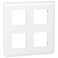 Legrand Mosaic afdekplaat horizontaal 2x2x2 modules - wit 078838