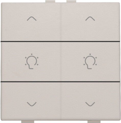 Niko Dubbele dimbediening Light grey 102-51046